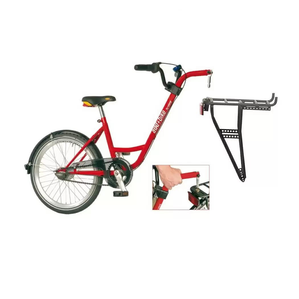 Remolque add bike red hub shift 3 velocidades - image