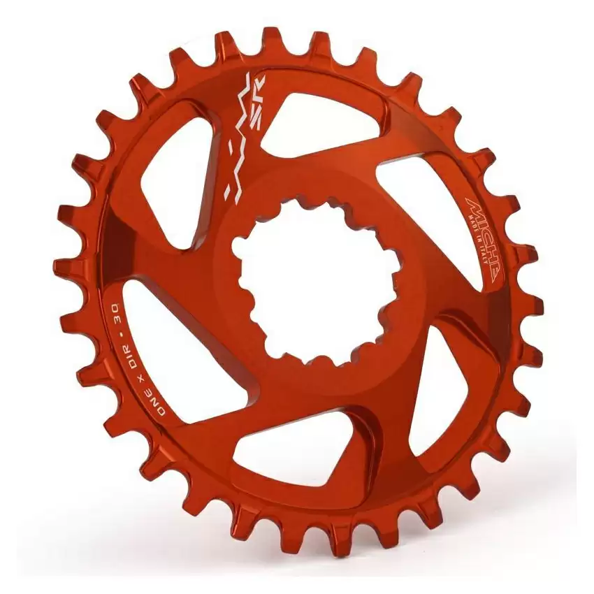 Chain ring XM SR ONExDIR 6mm offset 30 t., red, 11-speed - image