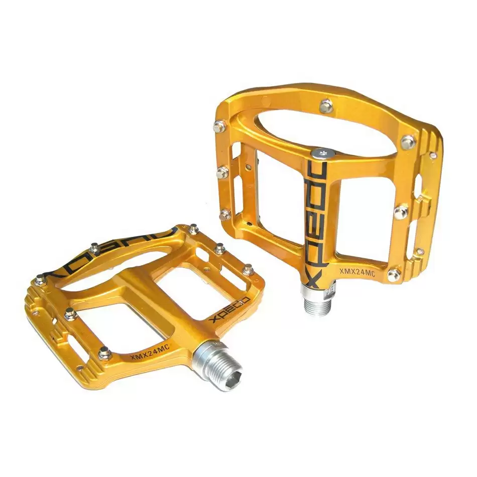 Pédales Xpedo SPRY gold 9/16'' VTT Freeride - image