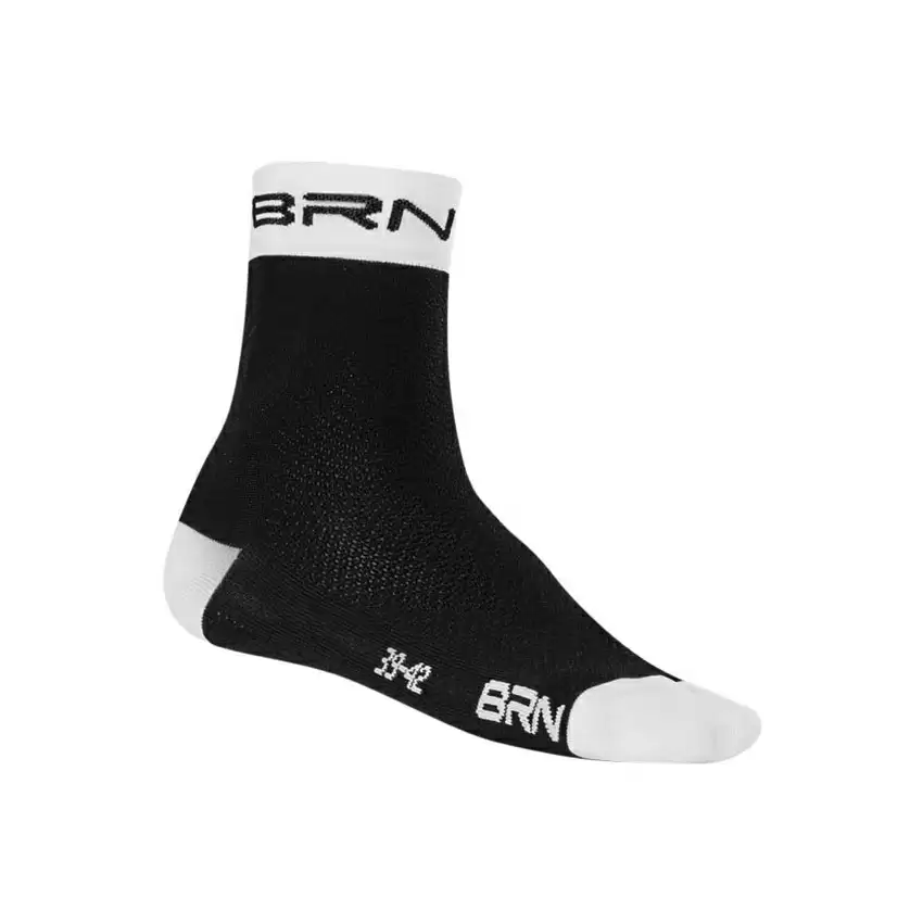 Ankle socks black/white Size M (43-46) - image