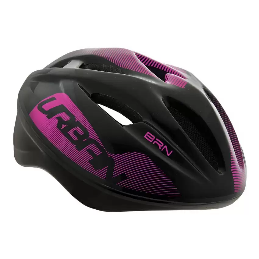 Urban helmet black pink size M  55 - 57 cm - image