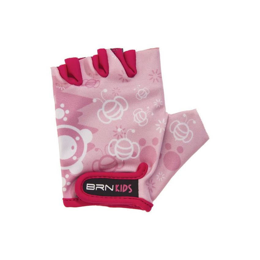 Baby Gloves Ted Pink Size S