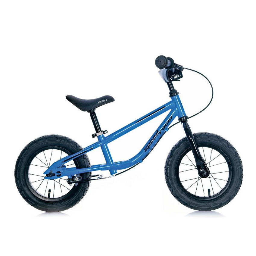 bicicleta de equilibrio de acero speed racer azul