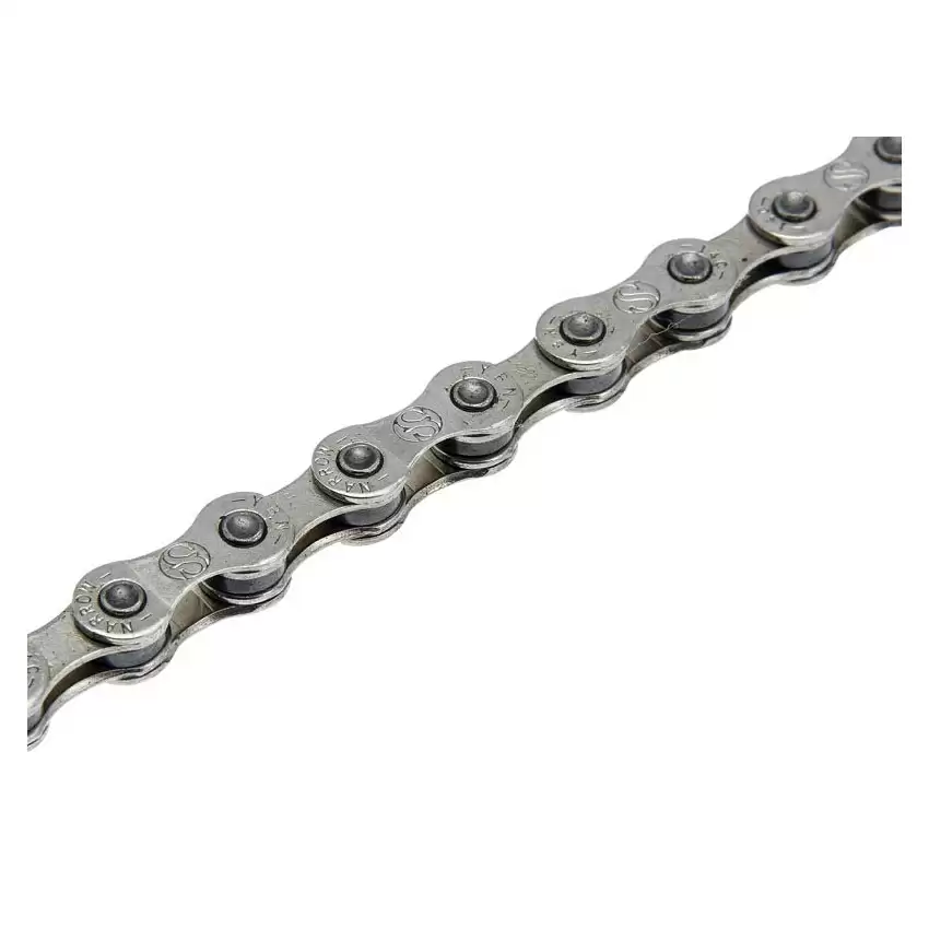 Chain 8 speed silver 116 links missing link included - image