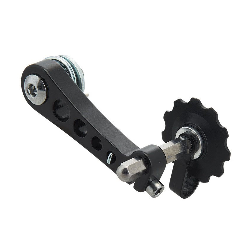 chain tensioner hole single speed/bmx/fixed aluminium black