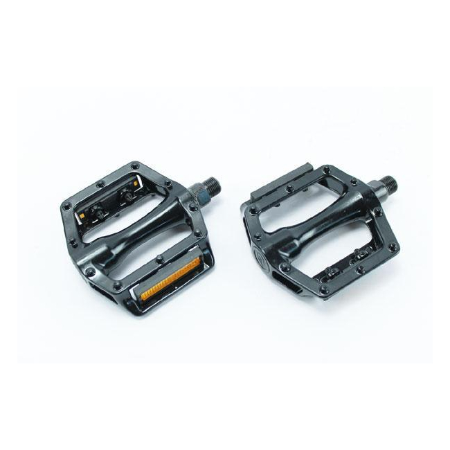 Pair bmx aluminum pedals 9/16 'blacks