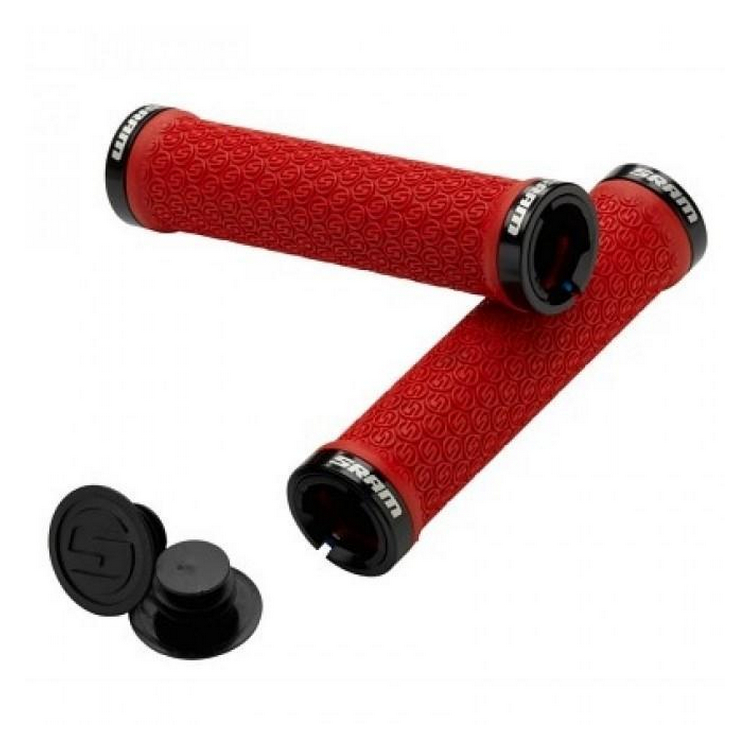 grips locking grips red with double clamping and plugs