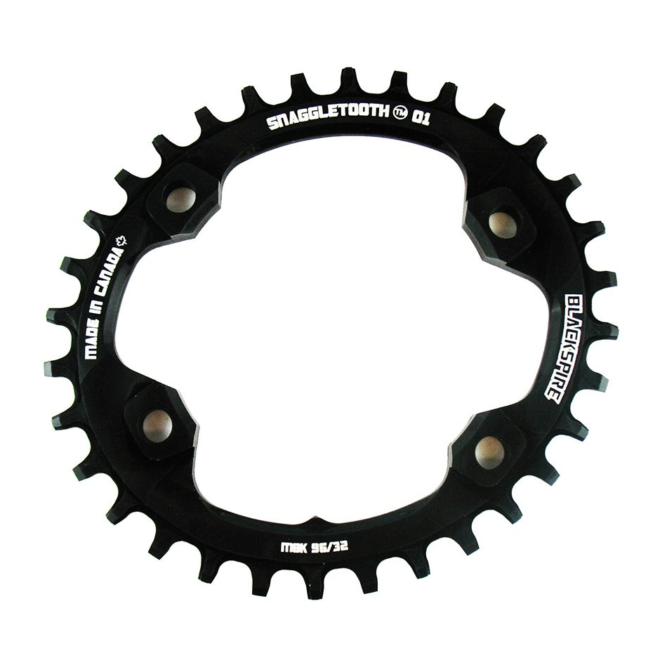 Snaggletooth Oval Chainring 30T BCD 96 for Shimano XT M8000