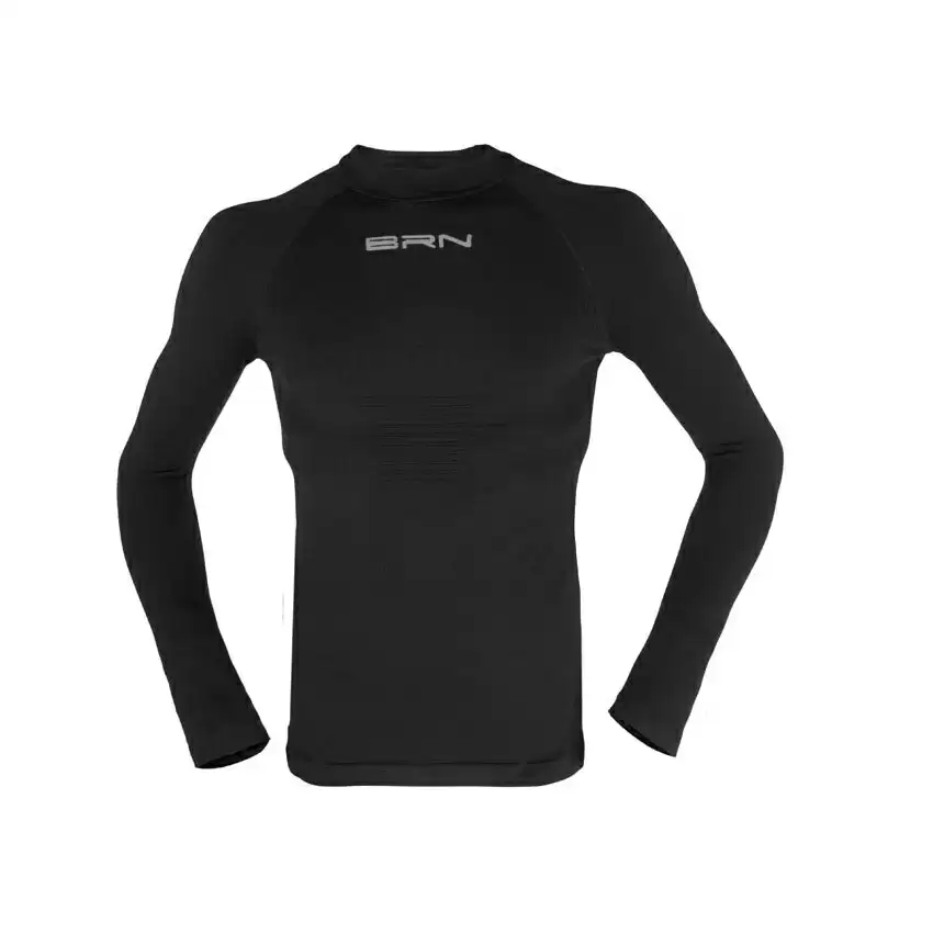 Long Sleeves Baselayer Lupetto Man Black Size S-M - image