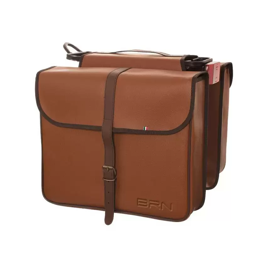 Rear bag honey simil - leather Zurigo 20 litres - image