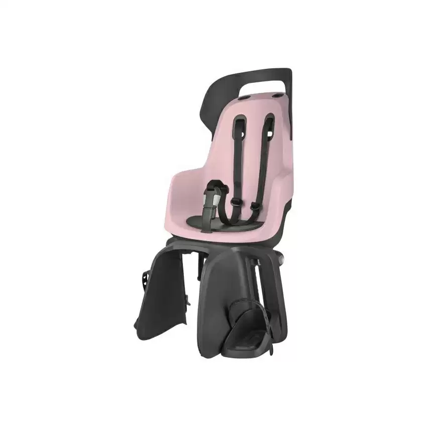 Siège bébé vélo GO support arrière rose - image