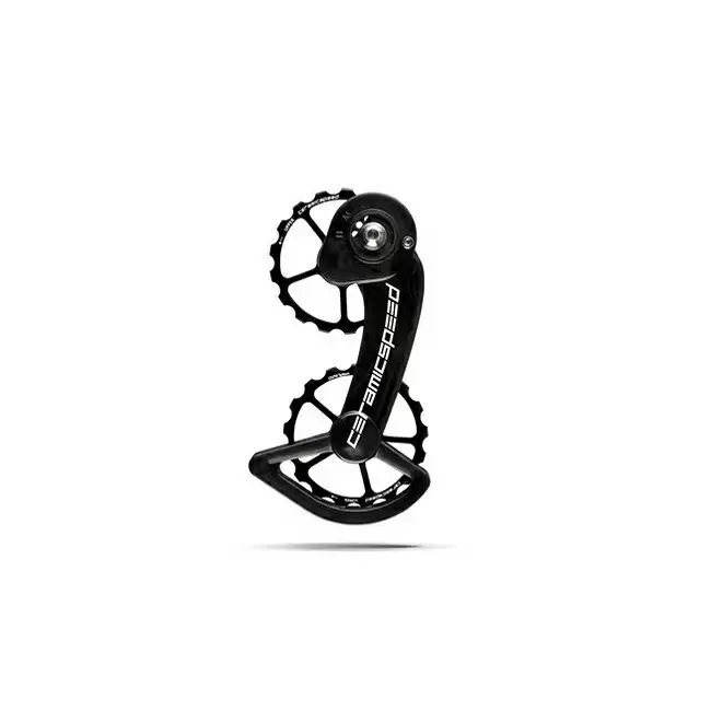 Pulegge e gabbia cambio oversize shimano 10/11v nero - image