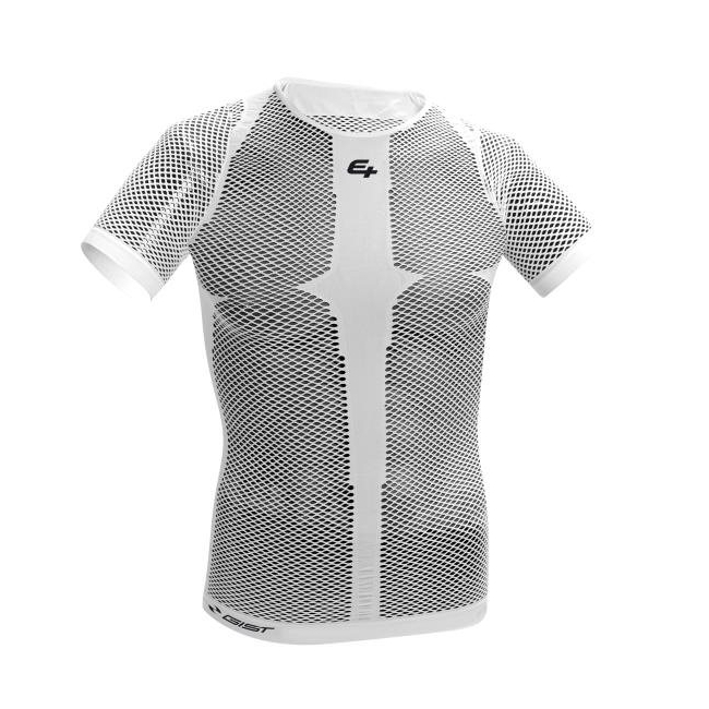 Net mesh underwear shirt size S-M white