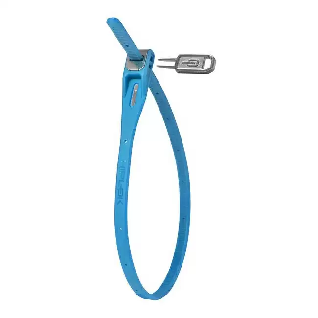 Cable lock Z Lok with key light blue - image