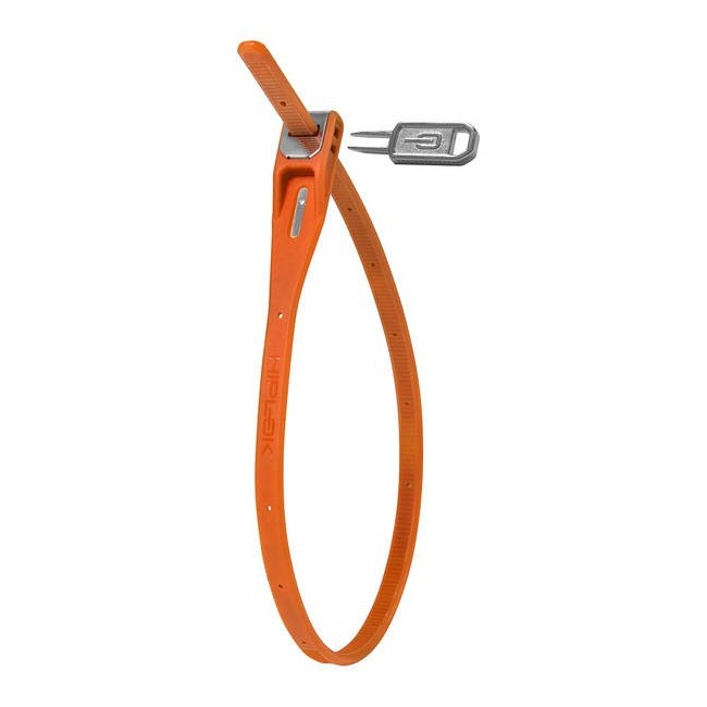 Cable lock Z Lok with key orange