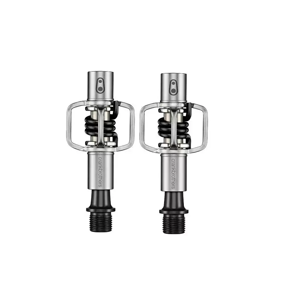 Pair pedals eggbeater 1 silver - black - image