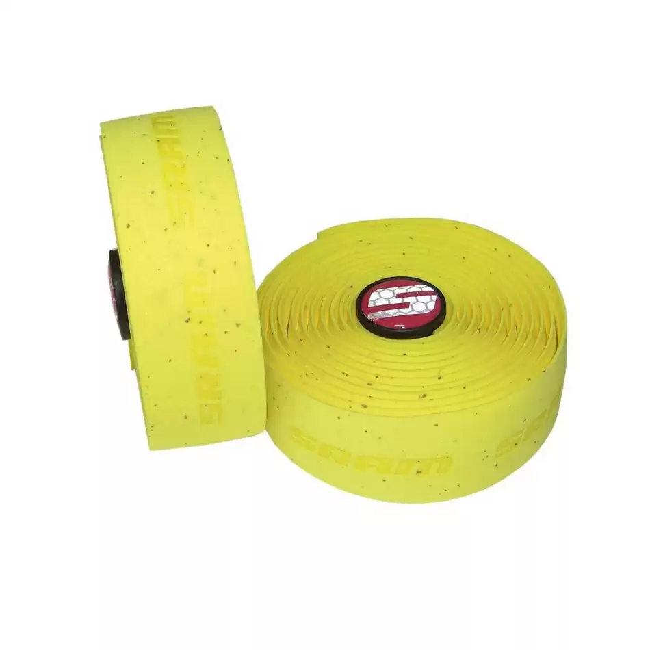 Yellow supercork handlebar tape - image