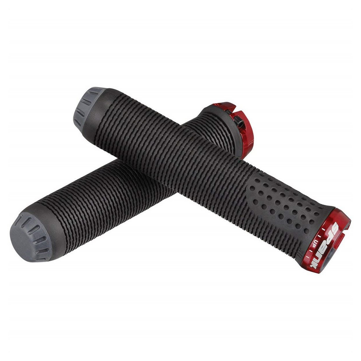 Lock-on grips Spike 30 145mm red