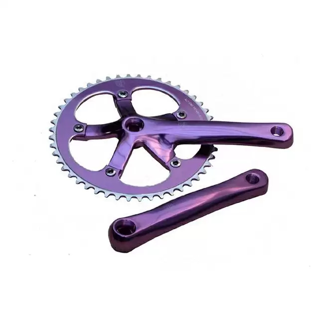 Crankset Track 46x165mm 1/8'' purple - image