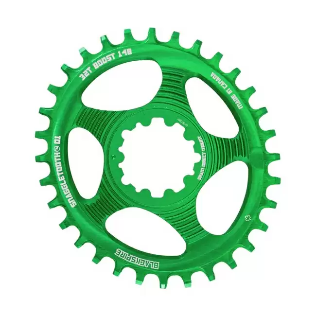 Corona Snaggletooth ovale 30t direct mount sram GXP boost verde - image