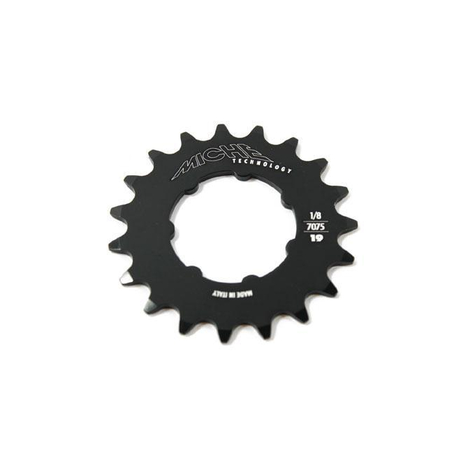 Spare sprocket 19t track fixed gear ergal alloy 1/8'' black