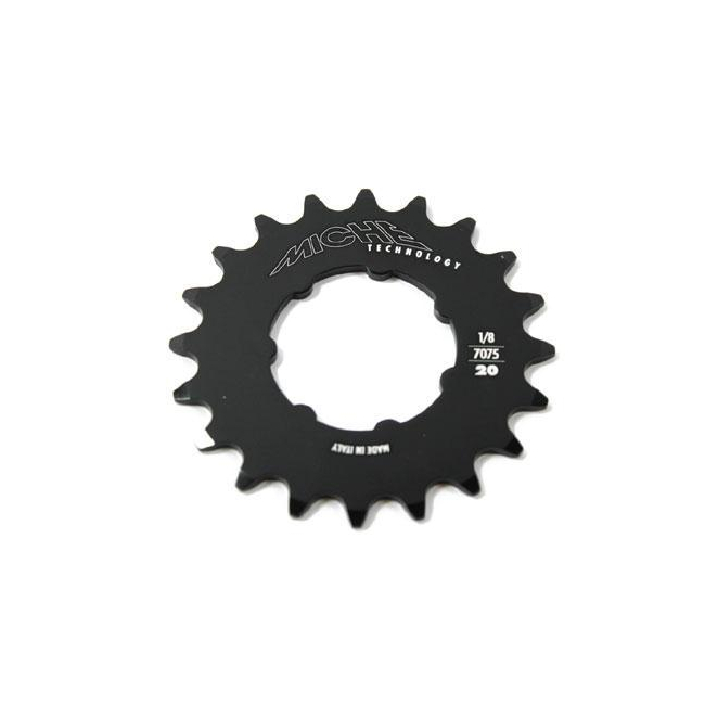 Spare sprocket 20t track fixed gear ergal alloy 1/8'' black