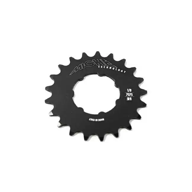 Spare sprocket 21t track fixed gear ergal alloy 1/8'' black - image