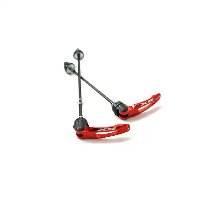 Pair quick release xr road race red - image