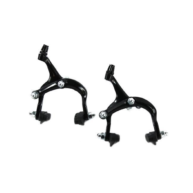 Pair of brakes fixed bikes black color