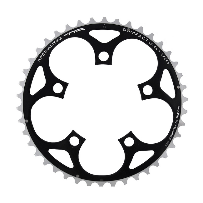 Chainring 44T 94mm 9 speed black 5 holes