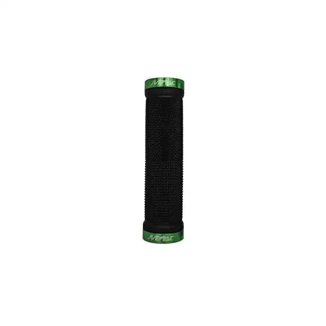 Coppia manopole MTB con bloccaggio verde/nero - image
