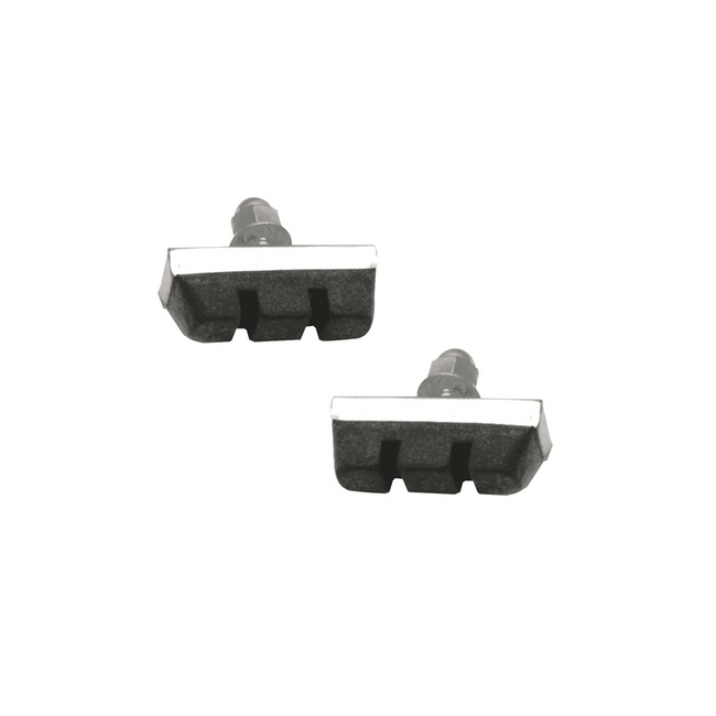 Pair sport brake shoes with nut 40mm