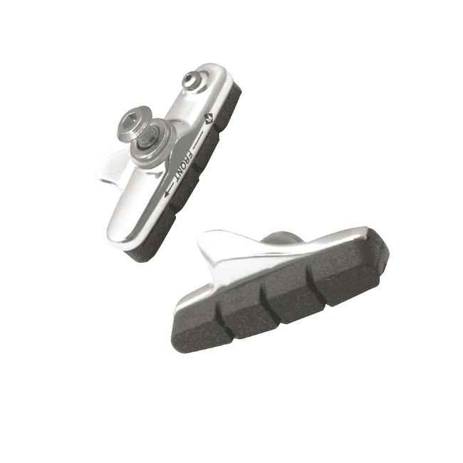 Pair pad holders + replacement skates brake road shimano® 54 mm