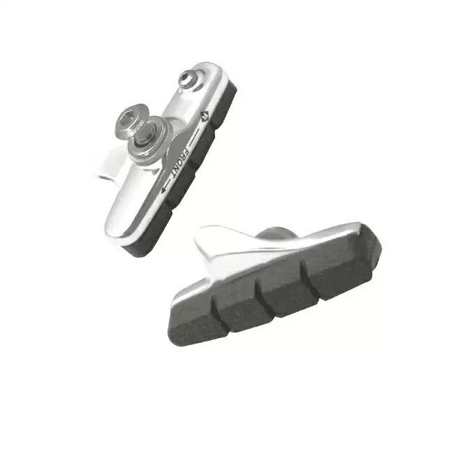 Paire porte plaquettes + patins de rechange frein route shimano® 54 mm - image