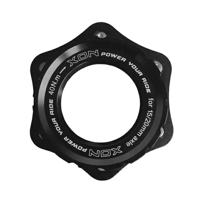 Adattatore disco center lock 15-20 mm nero alluminio - image