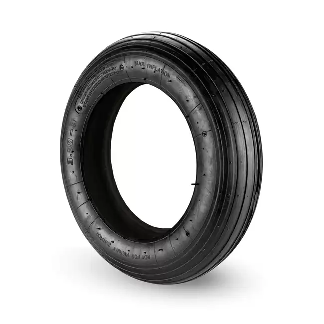 Copertura Carrello Rimorchio 4.80-8 Tubeless Rigido Nero 62N - image