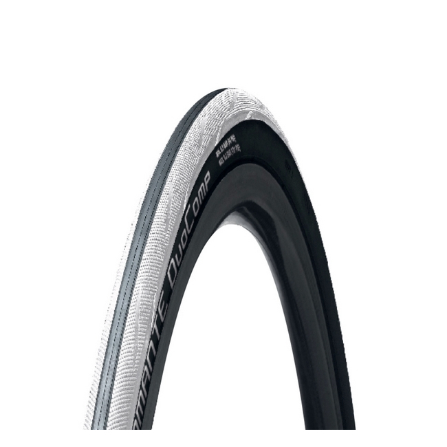 Tire Fiammante 700x23c Black Road Clincher Folding Black/White