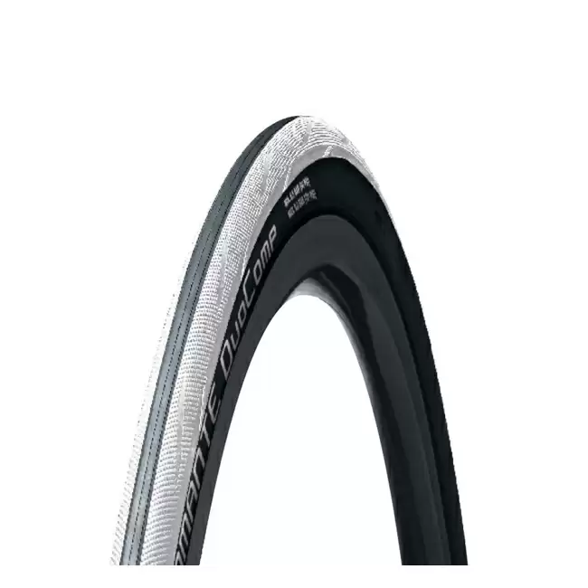 Tire Fiammante 700x23c Black Road Clincher Folding Black/White - image