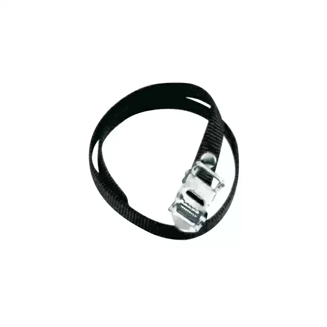 Riemen für Zehenclips in Stoff schwarz mit verstellbar - image