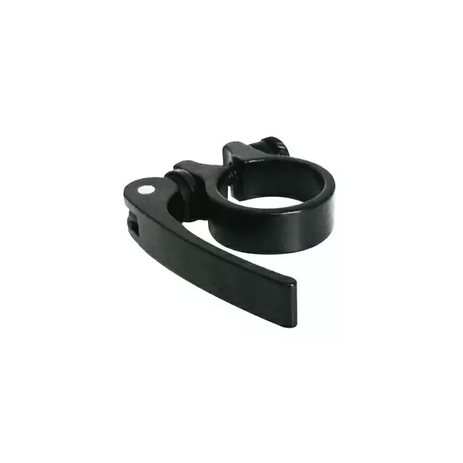 Abrazadera de sillín 28,6 mm en Aluminio Negro Cierre rápido - image