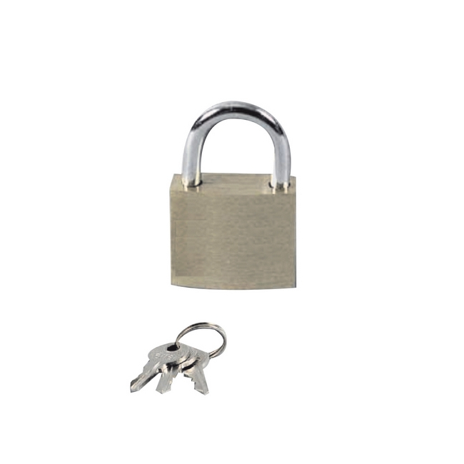 Brass 40mm arched padlock