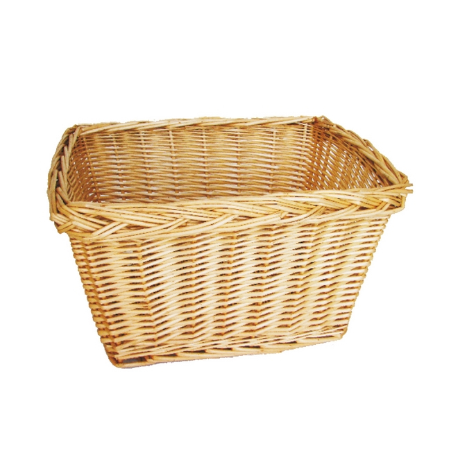 Rectangular wicker basket