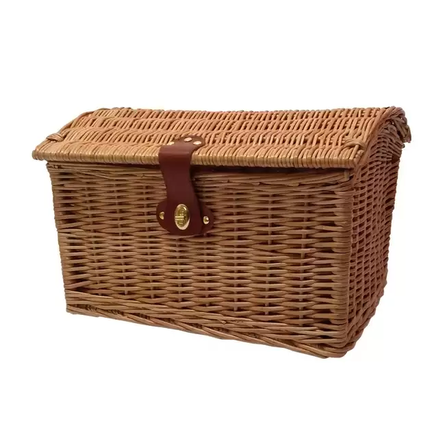 Wicker basket large top case - image