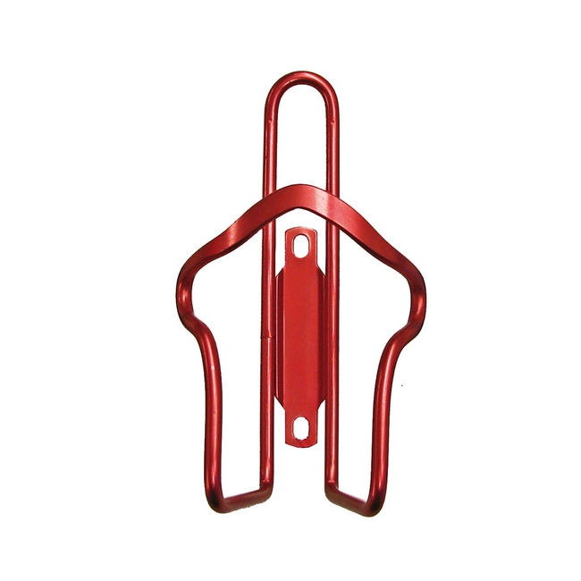 Bottle cage red anodized aluminum