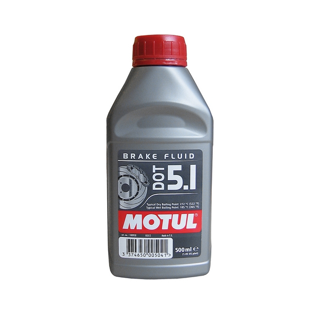 100% synthetic Dot 5.1 brake fluid - 500 ml bottle