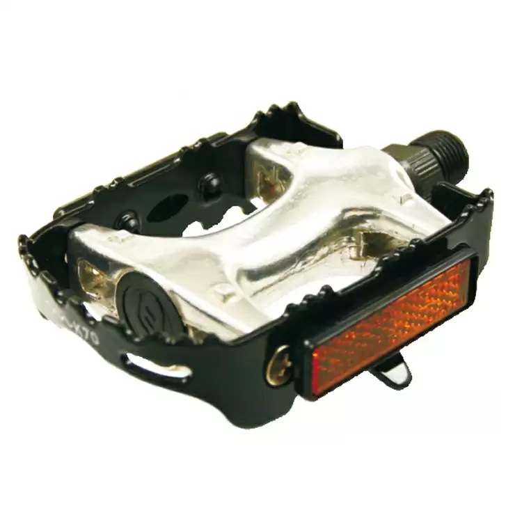 Pair pedals mtb aluminum / steel black bs - image