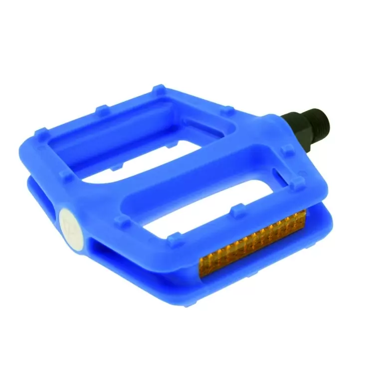 Pair pedals freeride / bmx nylon blue - image