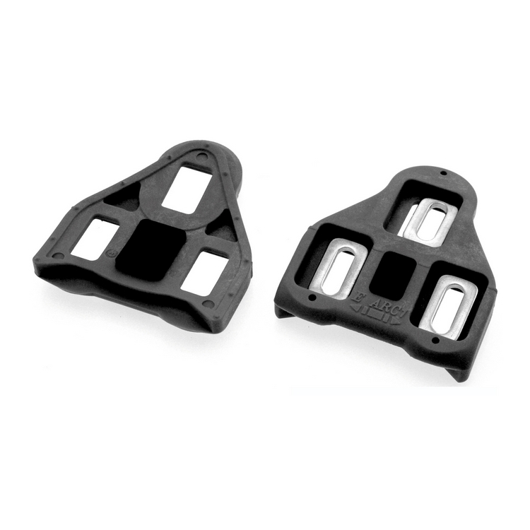 Couple of cleat compatible with look model, black, packaging in blister