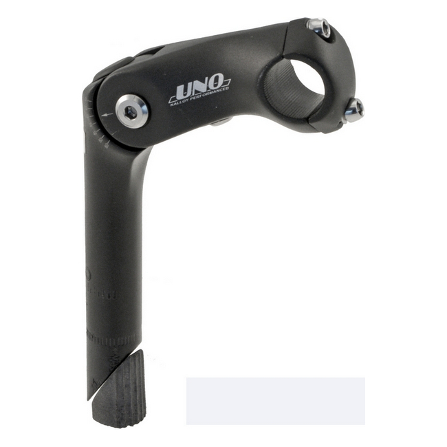 Uno alloy adjustable handle stem 90mm black 22,2mm