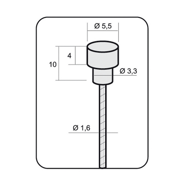 câble de frein route (compatible campagnolo®) lisse inox hi-grade 1,5x1700mm